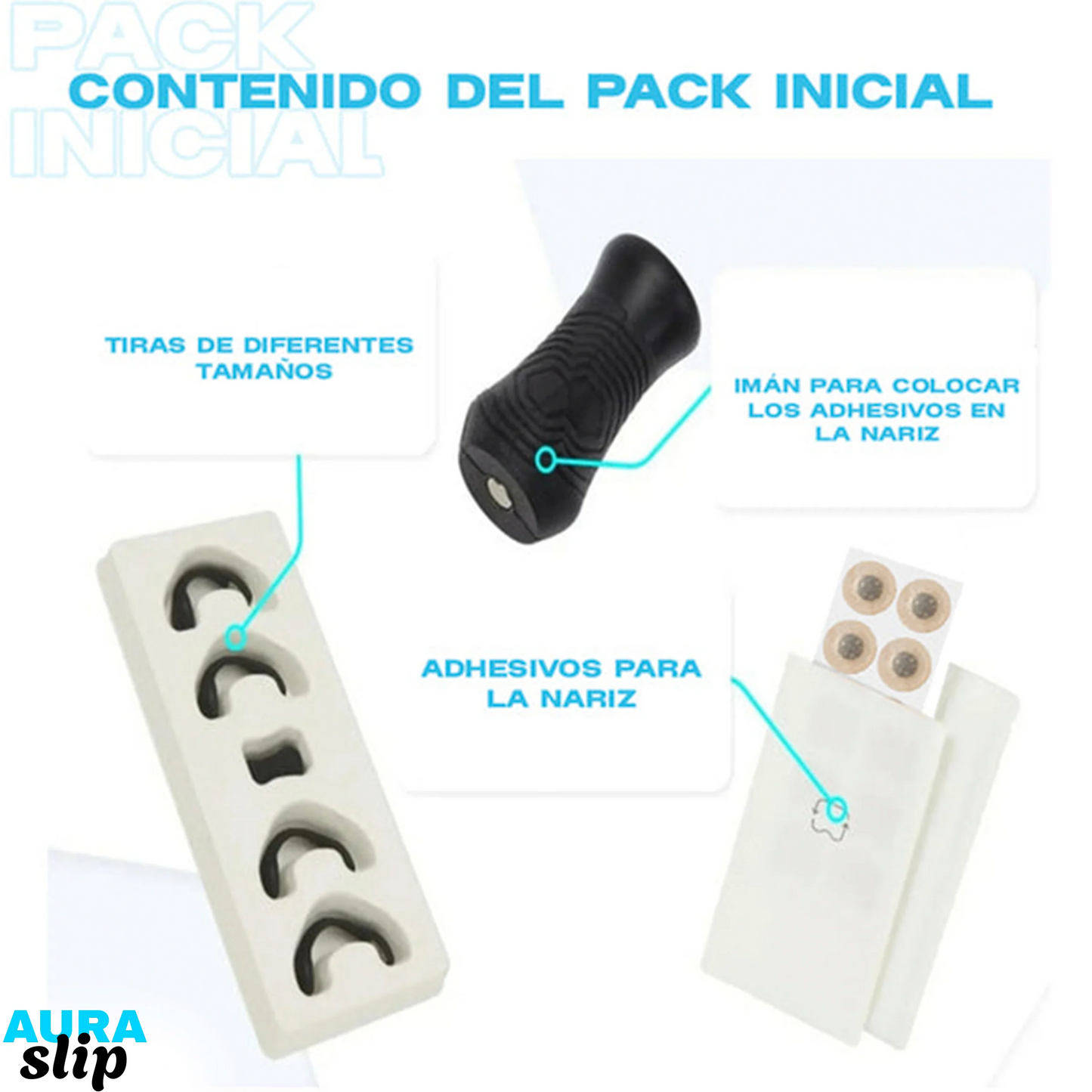 ForceLab™ V2 Tiras nasales magnéticas