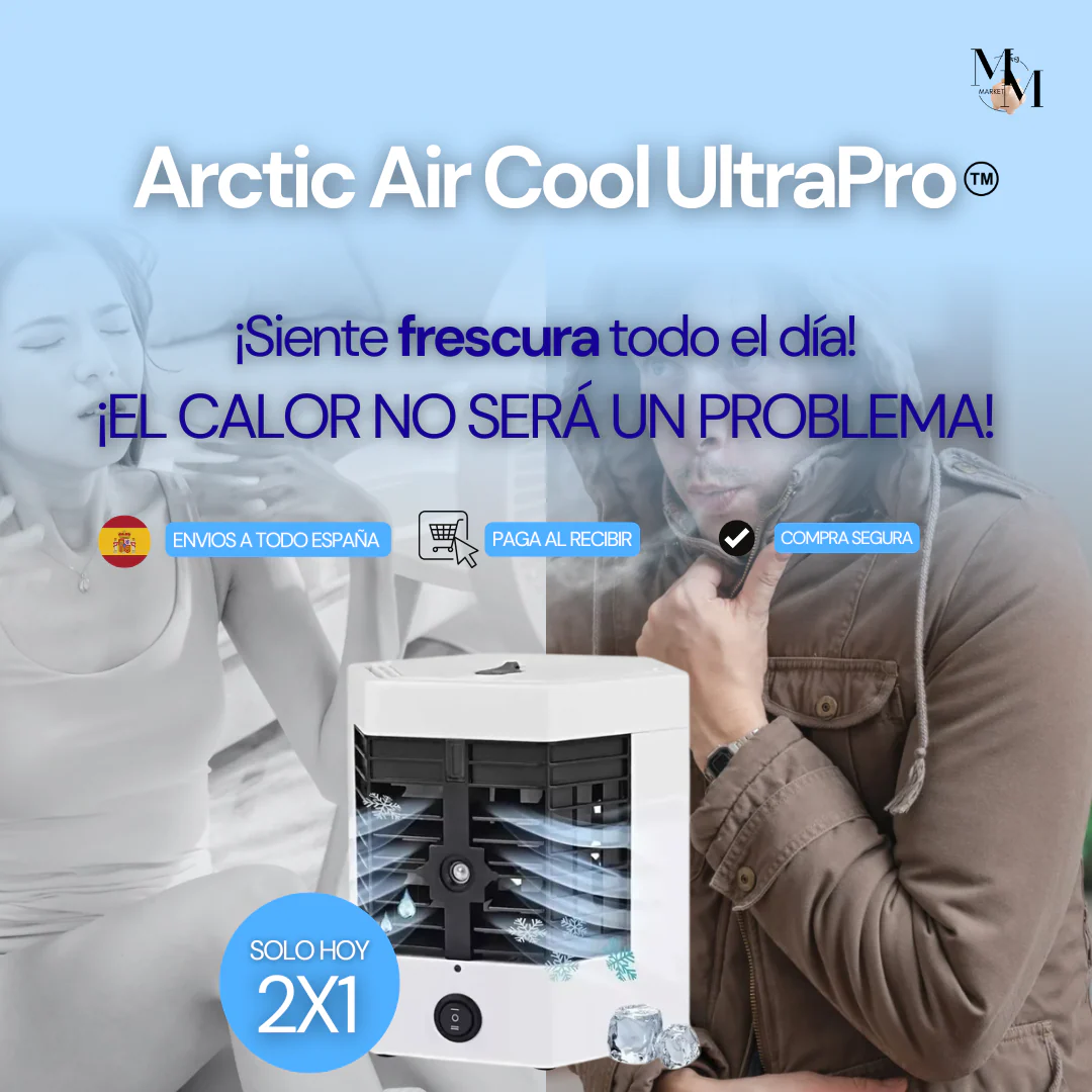 ARCTIC AIR COOL ULTRA PRO™ - SIENTE LA FRESCURA EN CUALQUIER LUGAR