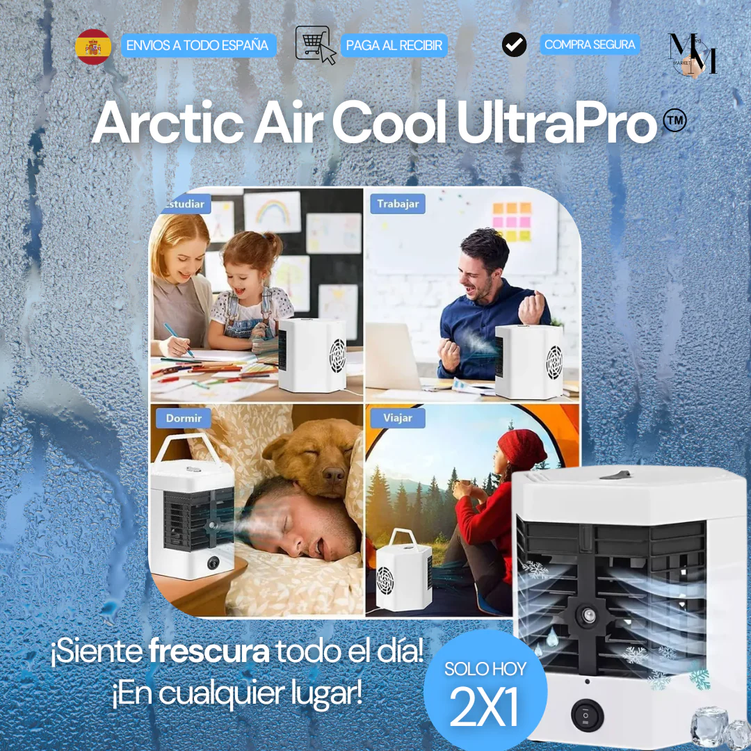 ARCTIC AIR COOL ULTRA PRO™ - SIENTE LA FRESCURA EN CUALQUIER LUGAR