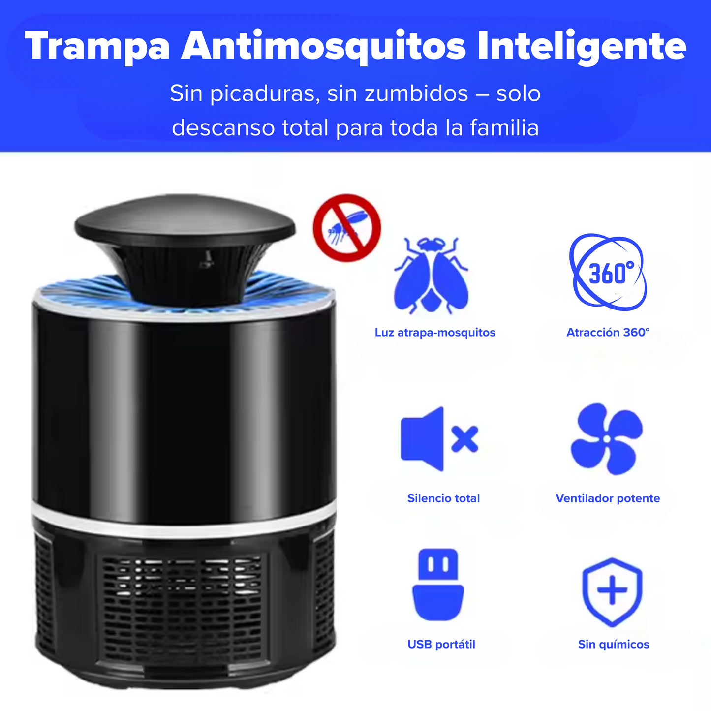 Lámpara Antimosquitos Eléctrica