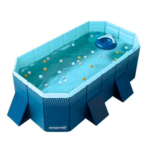 Piscina Plegable FOLDABLE POOL – Diversión Segura para Niños y Mascotas | Fácil de Guardar, Lista para el Verano