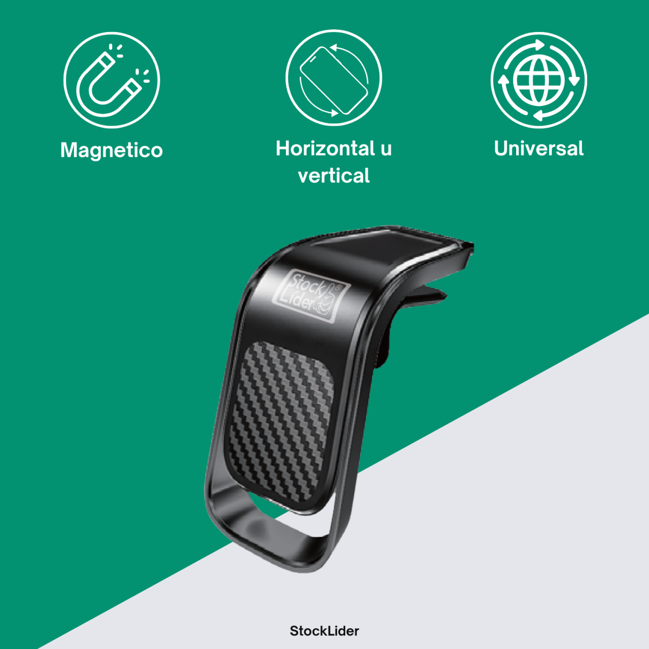 Soporte móvil de pinza para coche