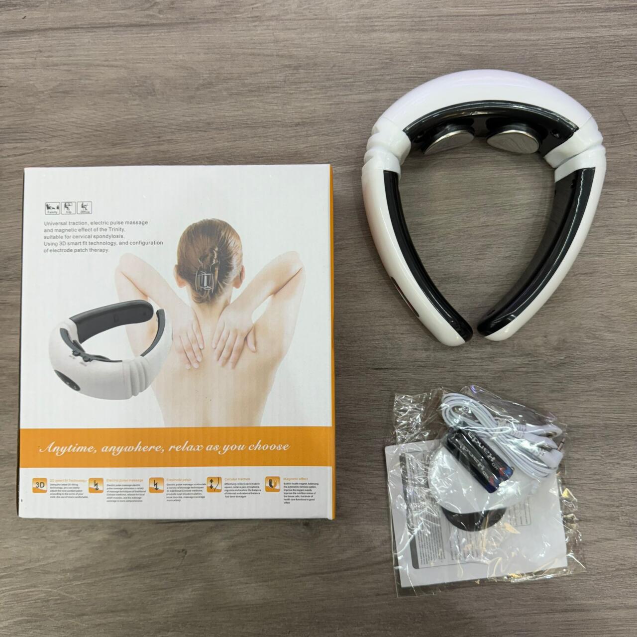 Masajeador cervical de tracción circular con calefacción por infrarrojos