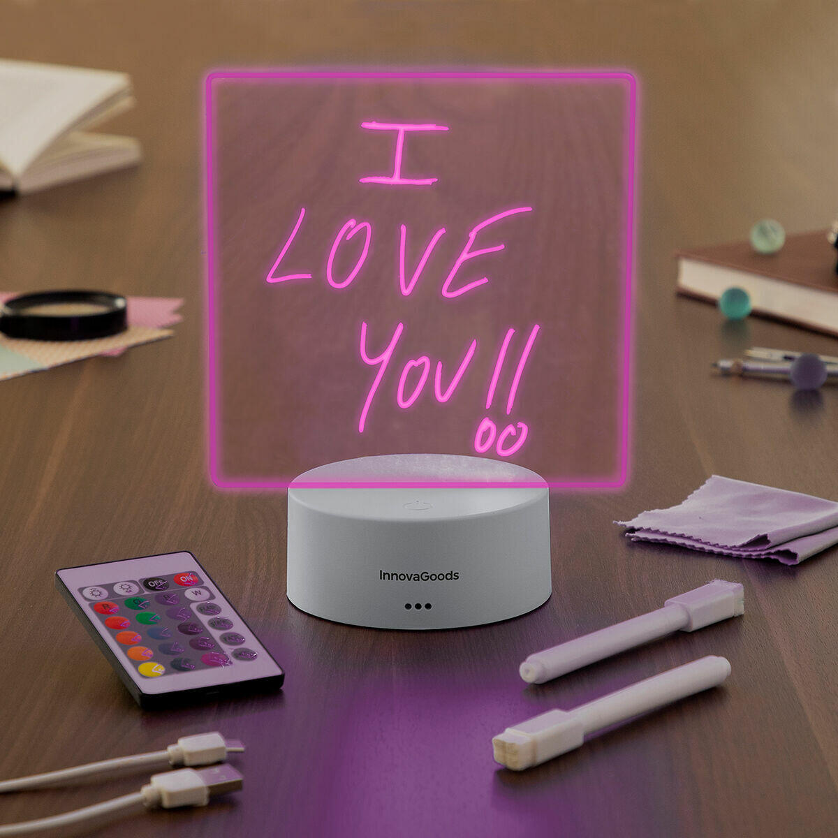 Tablero de Notas y Mensajes LED Lemo