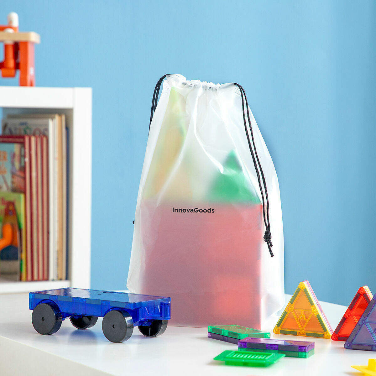 Bloques de Construcción Magnéticos 3D Magoks 57 Piezas