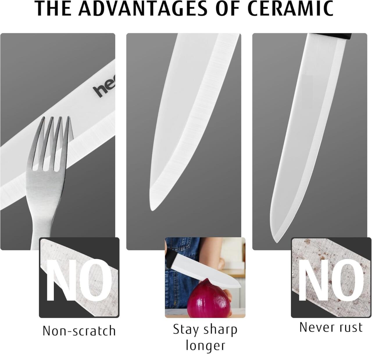 Cuchillo de cerámica 27cm