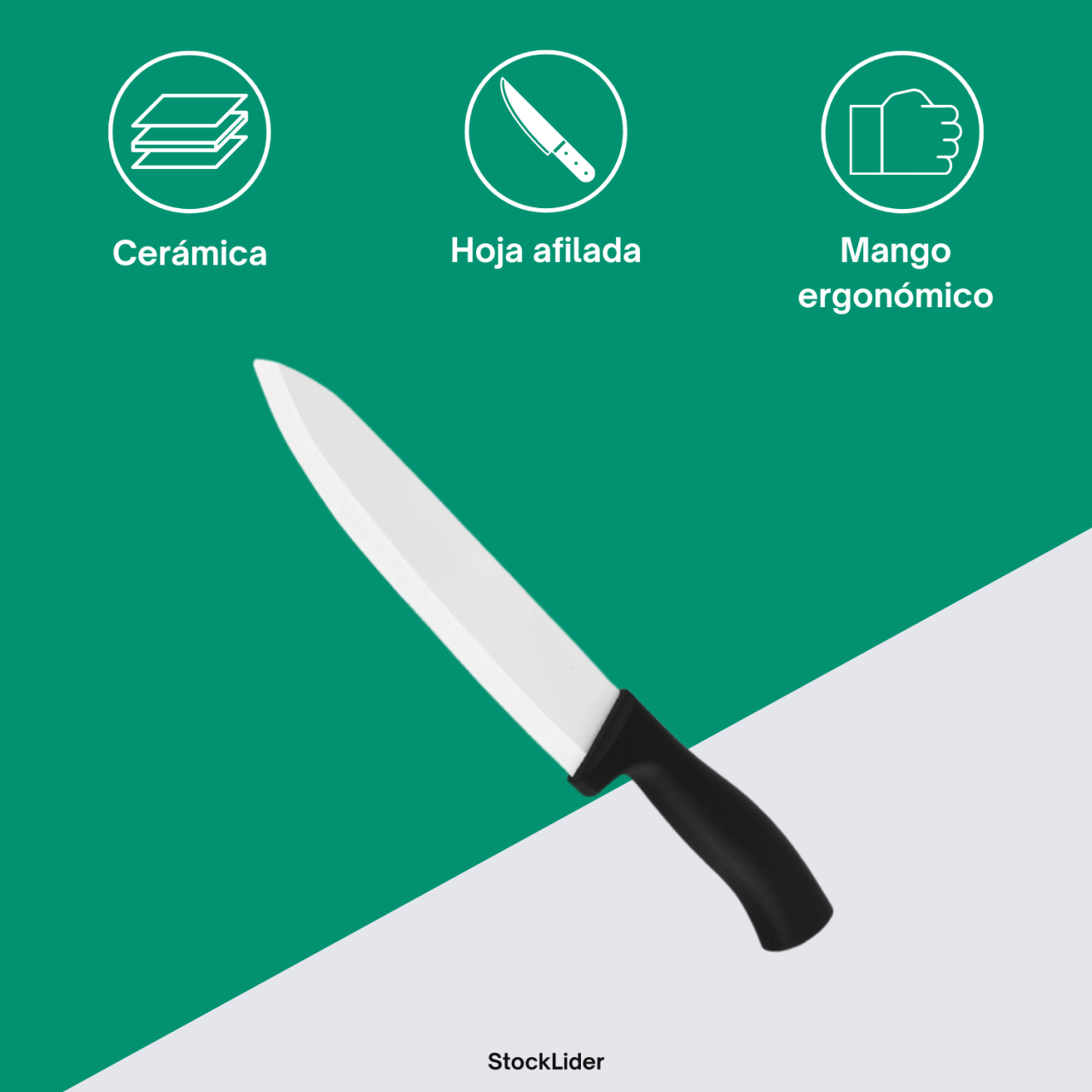 Cuchillo de cerámica 27cm