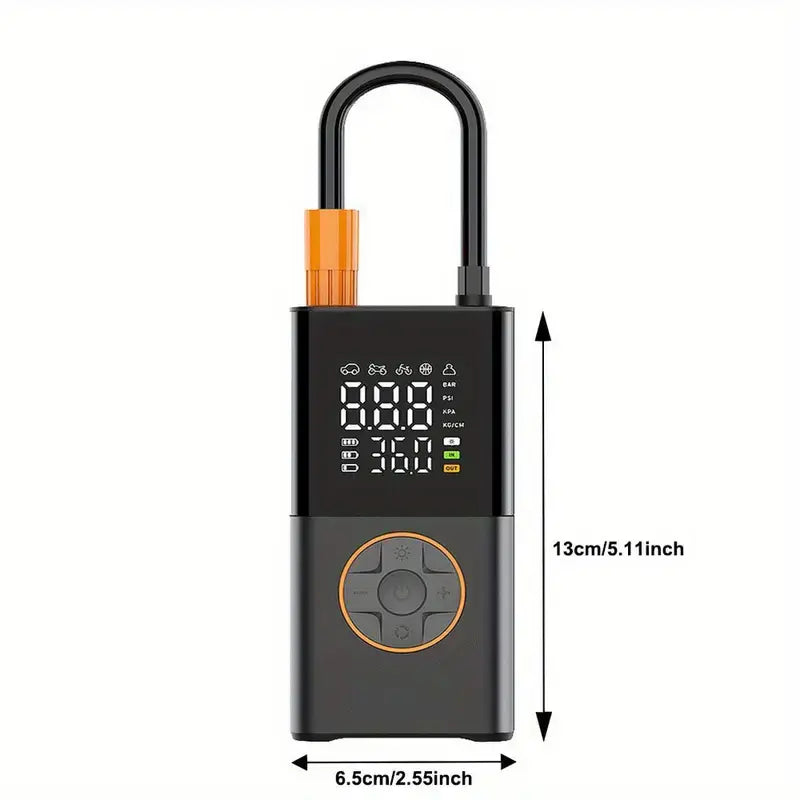 Bomba de Aire Portátil 150 PSI – Recargable 2000mAh